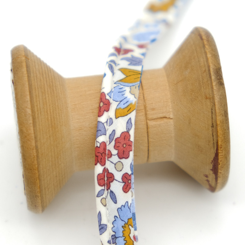 Liberty Fabrics Piping by Anjo 40th Blue - Maison Klem